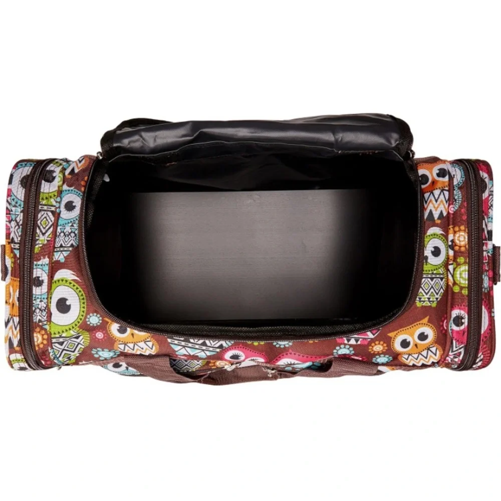 🛍️ NWT Rockland Duffel Bag Owl Print 19-Inch - Picture 5 of 7